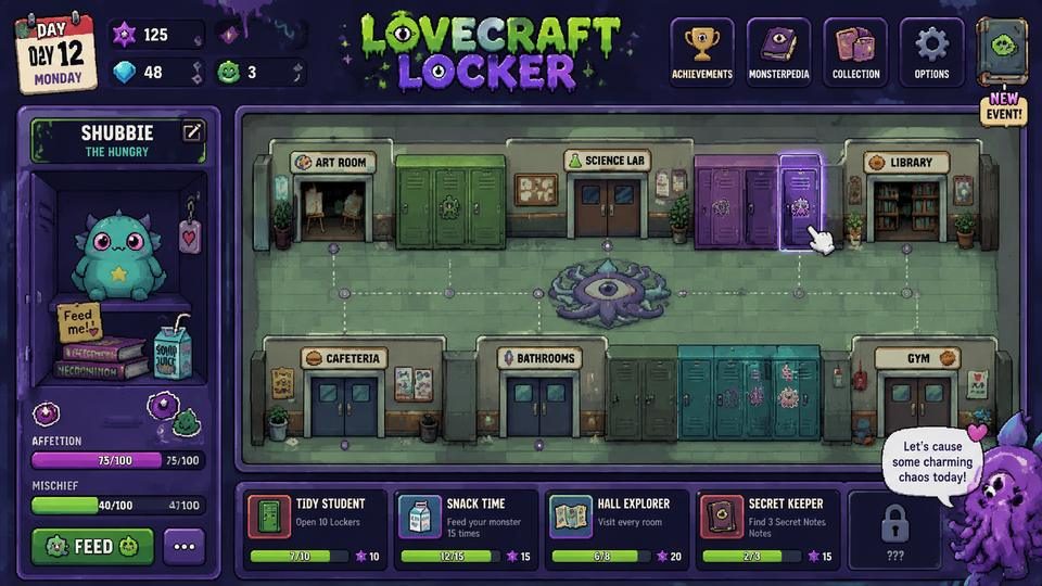 Lovecraft Locker 支线内容 实机截图