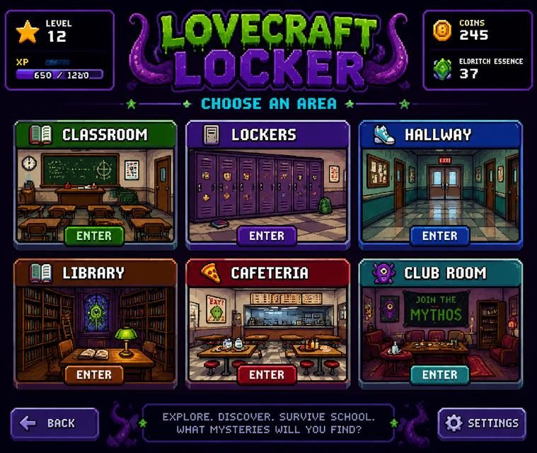 Lovecraft Locker 剧情互动 画面 5